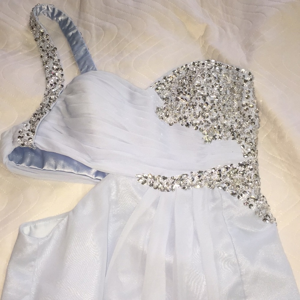 Periwinkle prom dress